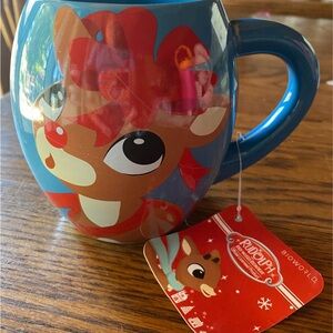 Bioworld Blue Rudolph the Red Nosed Reindeer Mug